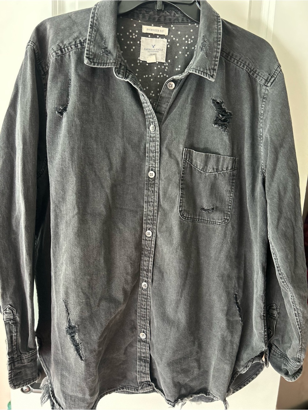 American Eagle oversized button down